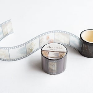 PET film tape / Clear tape -film series &quot;ivory&quot;- /  mind wave masking tape /