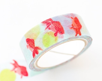 Cinta de enmascarar -pez dorado-