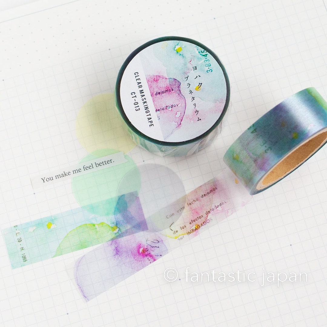 YOHAKU Clear Masking Tape CT-013 Planetarium 