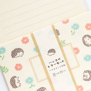 Conjunto de letras washi de carimbo -Ouriço-