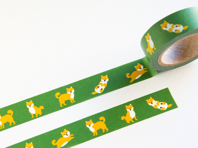 Shiba-Inu washi tape,Shiba stationery Shiba Dog masking tape Japanese Dog Tape