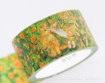 Goudfolie Masking Tape / kat en bloem -vind mij-