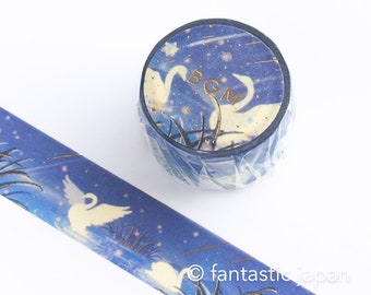 Maskeringstejp - Svan i stjärnklar natt-
