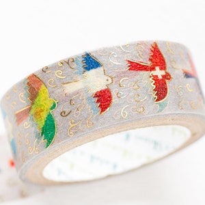 Masking Tape -Bird world travel-