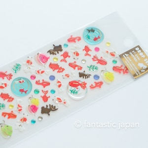 ハードジェル3Dステッカー -夏祭りの金魚-