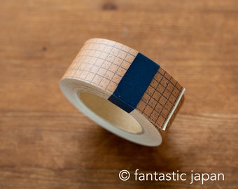 Klassisches Kraft Papier-Tape -30mm blau im Quadrat #45213-02- von Craft Log's