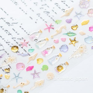 3D-sticker harde gel -schelpen-