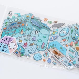 Kamio Japan sticker / small world -aquarium-