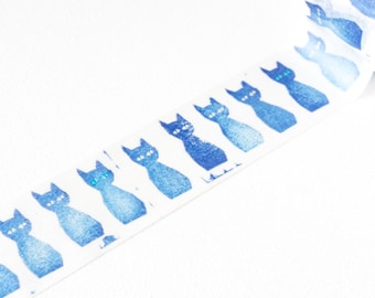 mt washi tape, Mina Perhonen -blue cat-