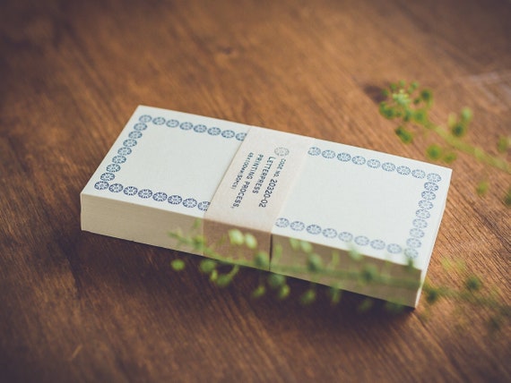 Classiky LetterPress Note cards 50pcs / NO. 20320-02 /