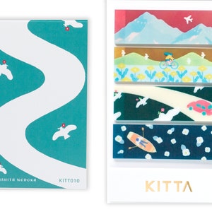 2022 nieuw** KITTA voorgesneden transparante PET-tape - KITT010 "landschap" -