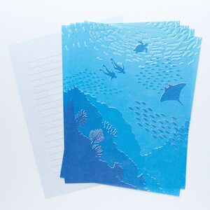 Translucent Scenery Letter set -Sea- image 6