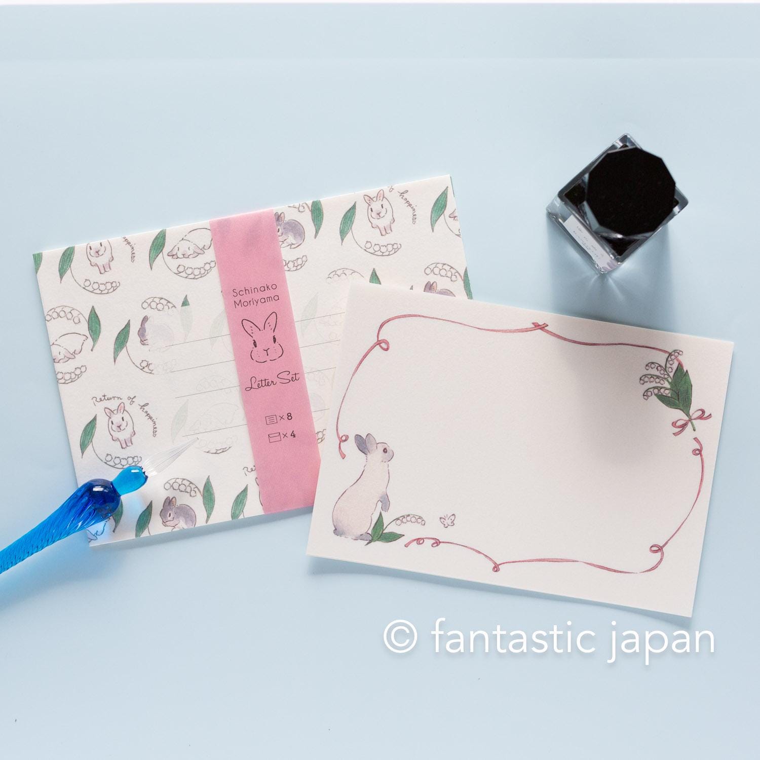森山千奈子 レターセット うさぎとスズラン - Etsy 日本