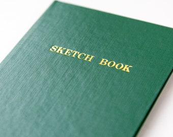 KOKUYO Survey Field Note Book green color, KOKUYO Sketch Book, hardcover notebook, Japanese stationery