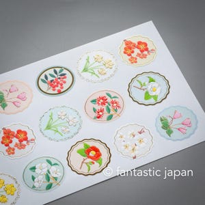 Sticker hiver Washi -fleur d'hiver-