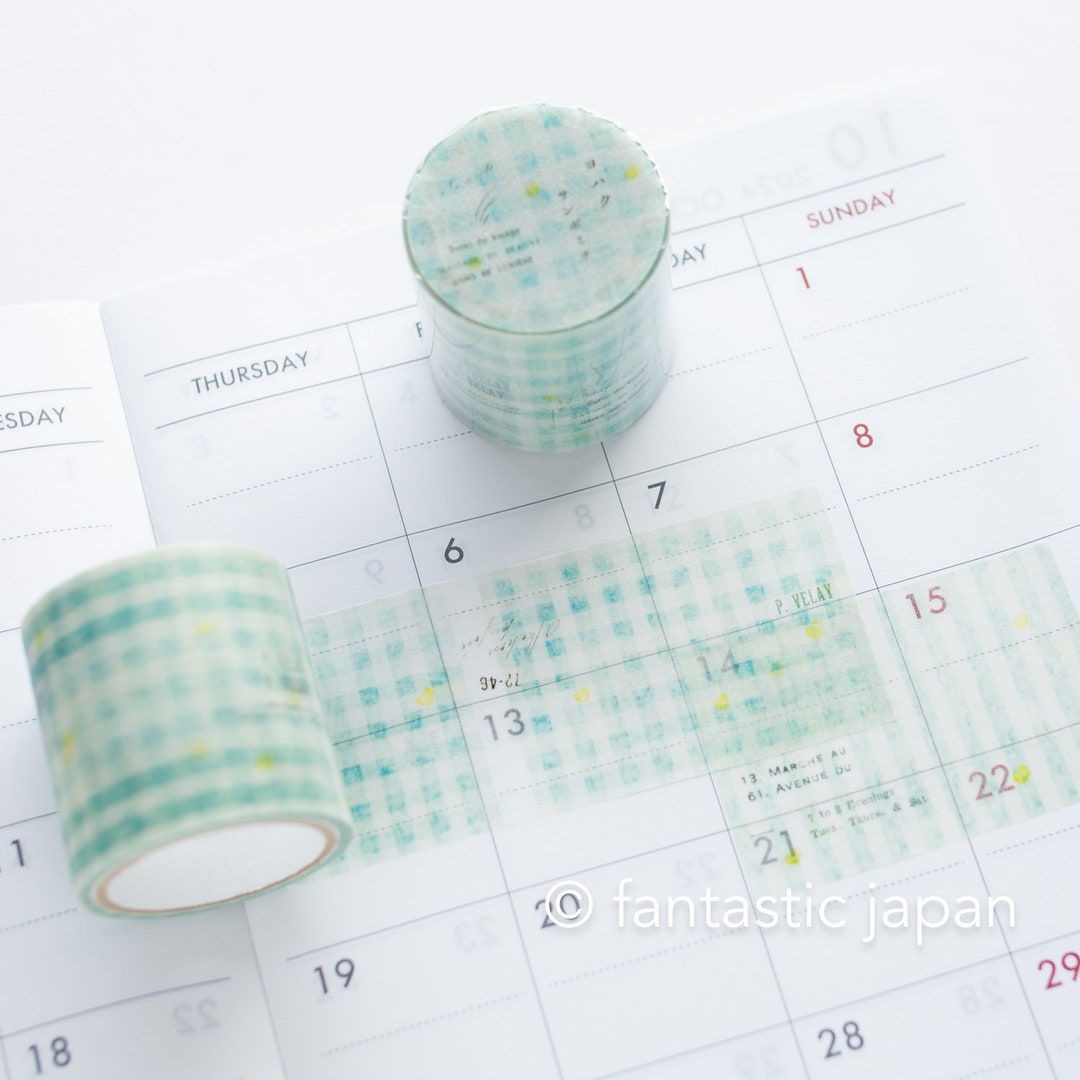 YOHAKU Tracing Roll Sticky Notes - Promenade - / R-006 - Etsy UK