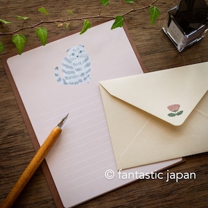 Juego de escritura de letras Miyuki Matsuo / Gato -Amy-