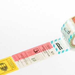 mt fab washi tape -ticket- / MTDP1P02 / 20mm wide