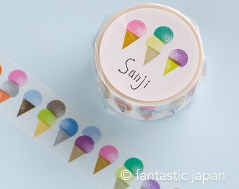 mizusima Masking Tape -ice cream-