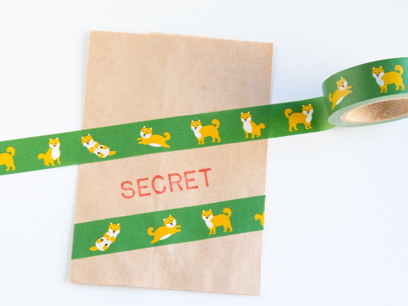 Shiba-Inu washi tape,Shiba stationery Shiba Dog masking tape Japanese Dog Tape