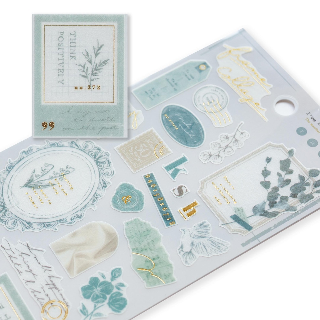 Sticker / Frame Collage -green- - Etsy