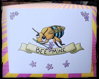 Bee Mine Greeting Card