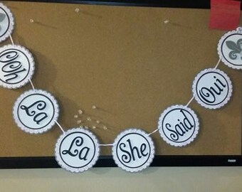 Ooh La La She Said Oui Banner