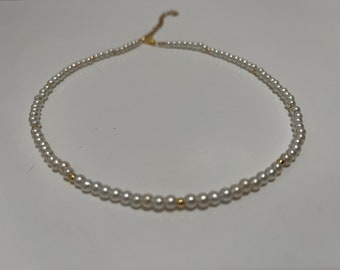 Clearance-Dainty Pearl Choker/Necklace #470