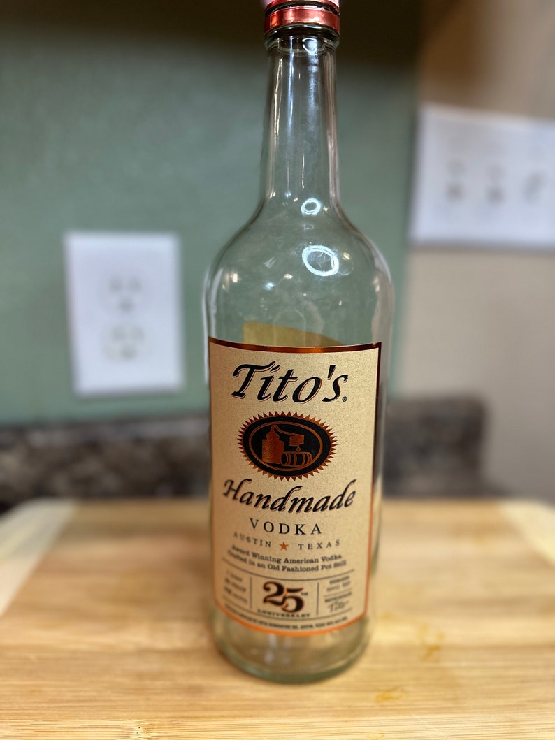 Empty Liquor Bottles Etsy