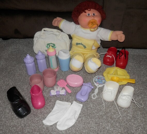 red haired cabbage patch doll