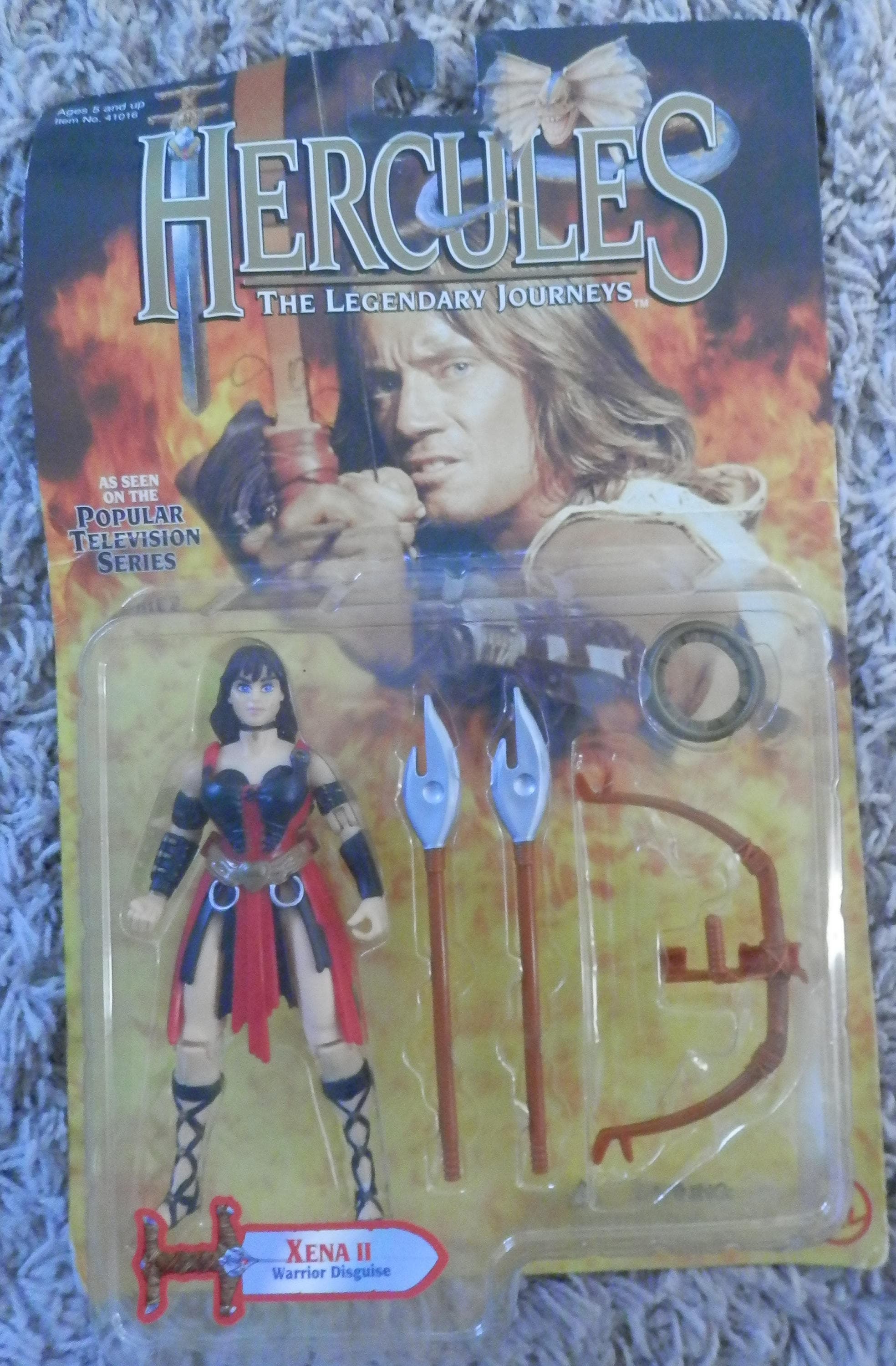 Xena Hercules Warrior Disguise Toy New in Pack From Toy Biz From