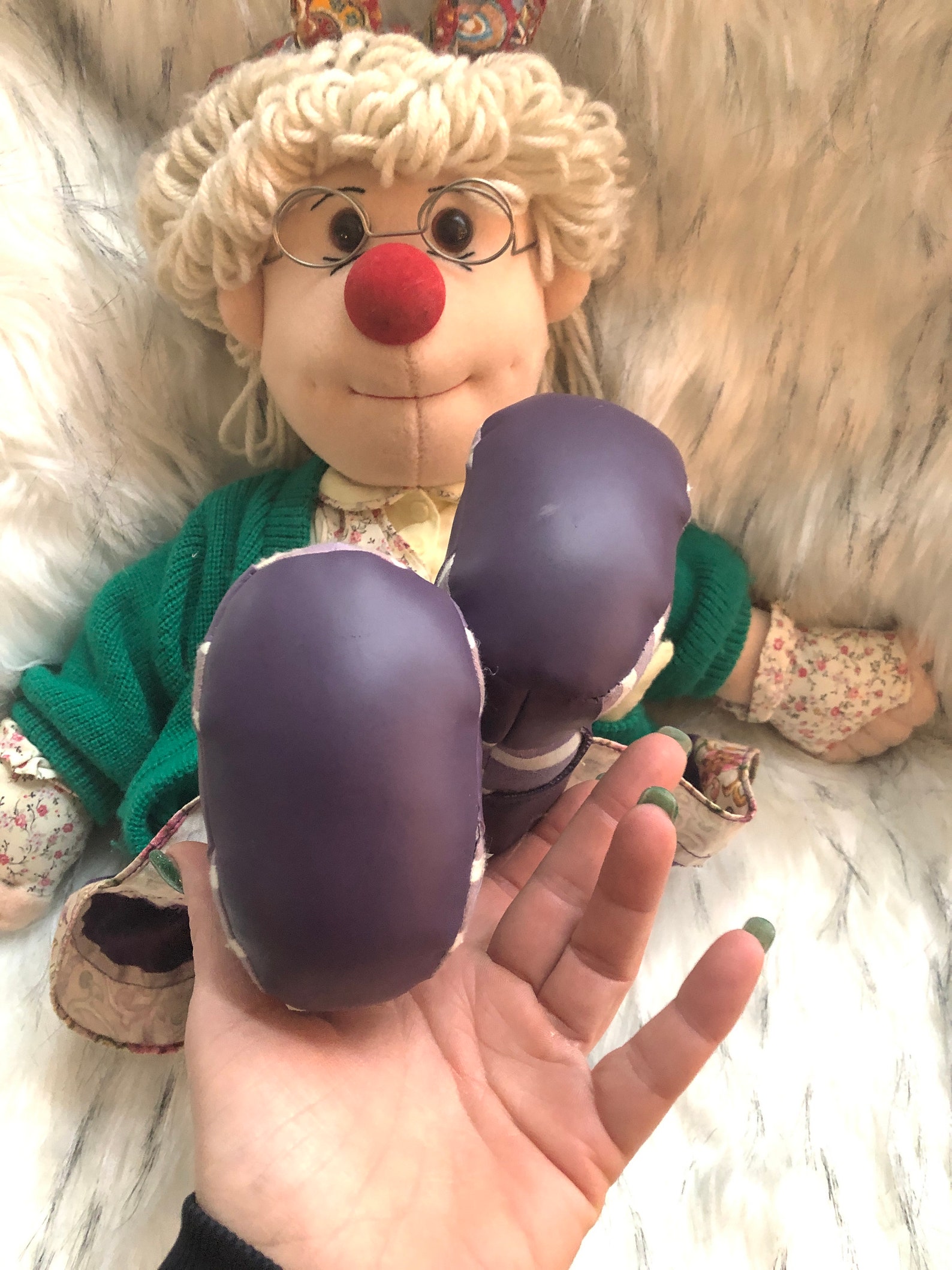 Big Comfy Couch Granny Garbanzo 1997 Vintage Plush 23 Inch Molly