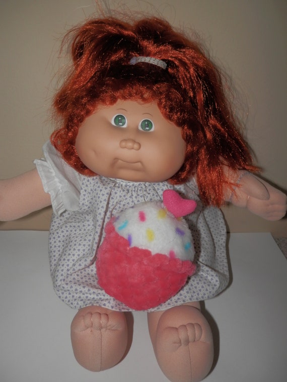 Cabbage Patch 1982 Red Haired Doll Green Eyes Ginger Red Head Etsy