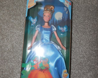 disney cinderella barbie doll my favorite fairytale collection 1998 new in box vintage mattel