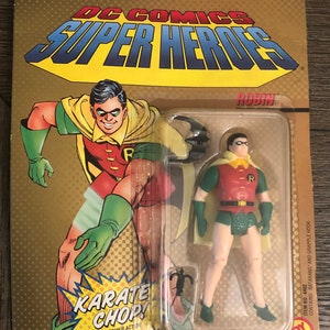 DC comics toy biz Robin karate chop 1998 vintage new