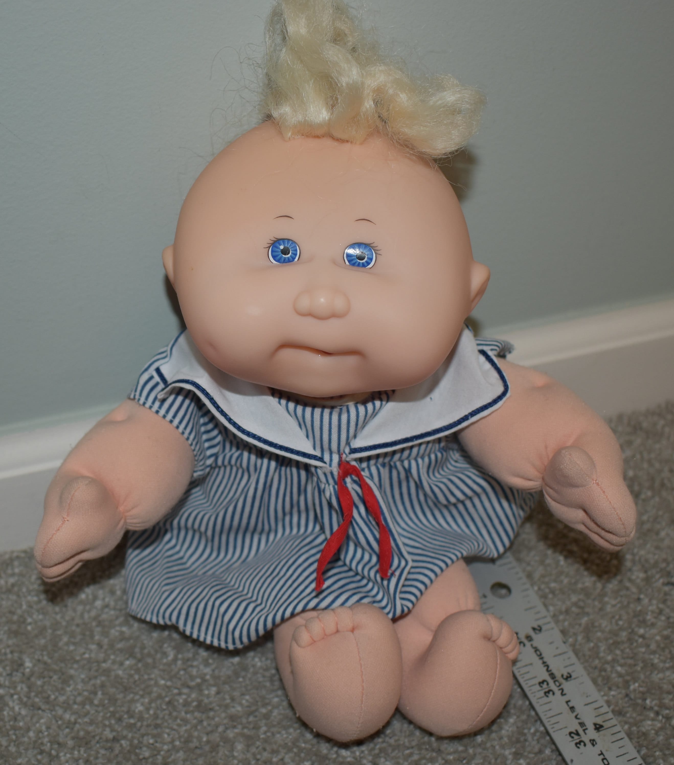 Cabbage Patch Doll Carrier & Baby Blue Eyes 1978 1983 Cpk Etsy