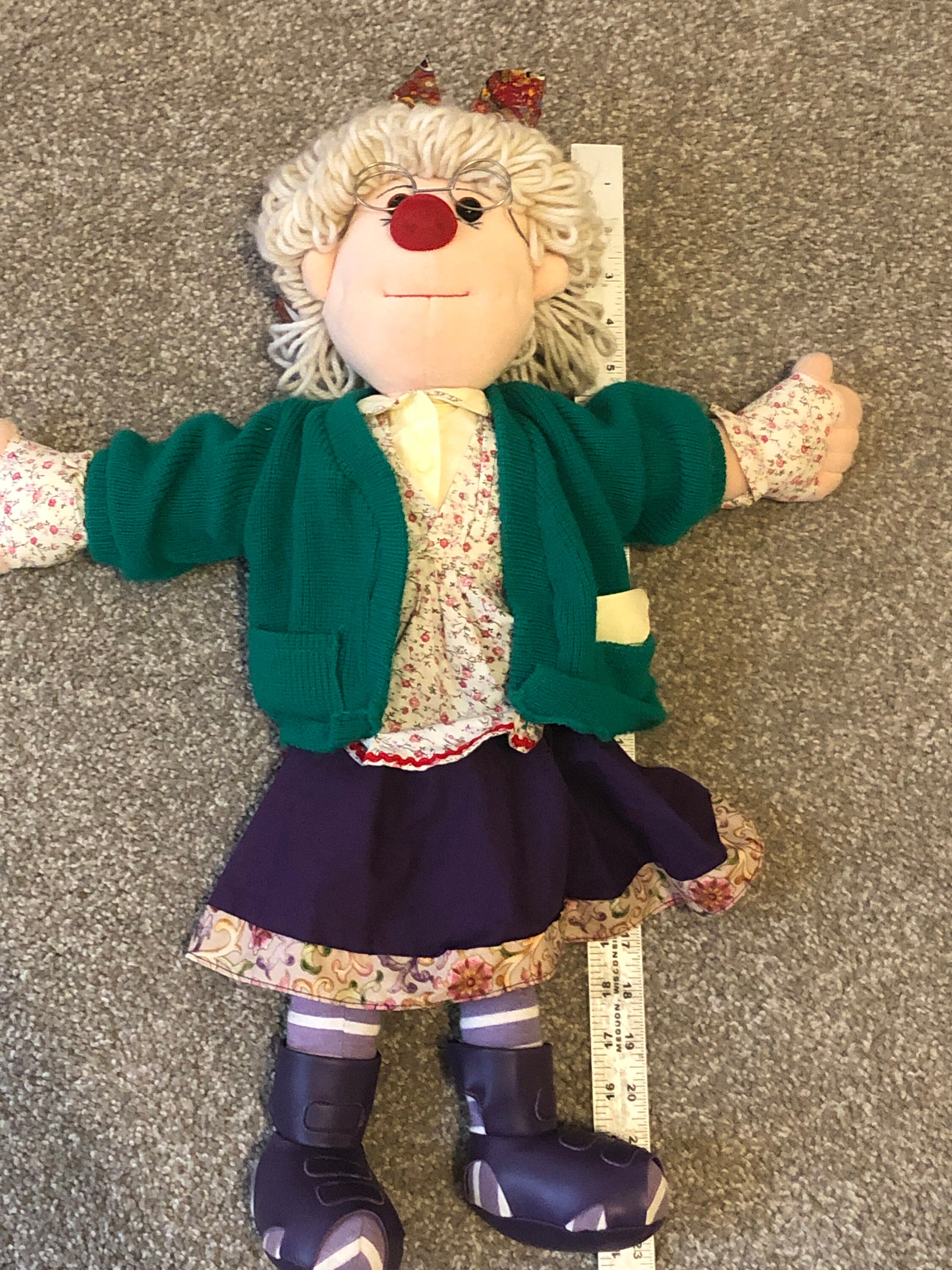 Big Comfy Couch Granny Garbanzo 1997 Vintage Plush 23 Inch Etsy