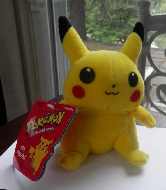 pikachu plush old