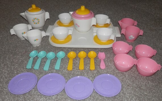 fisher price tea set vintage