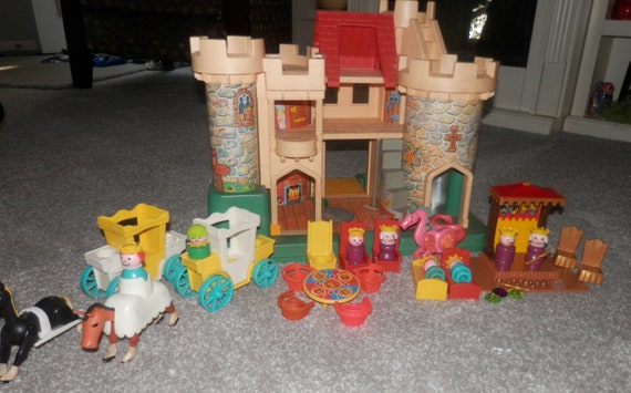 fisher price castle pink