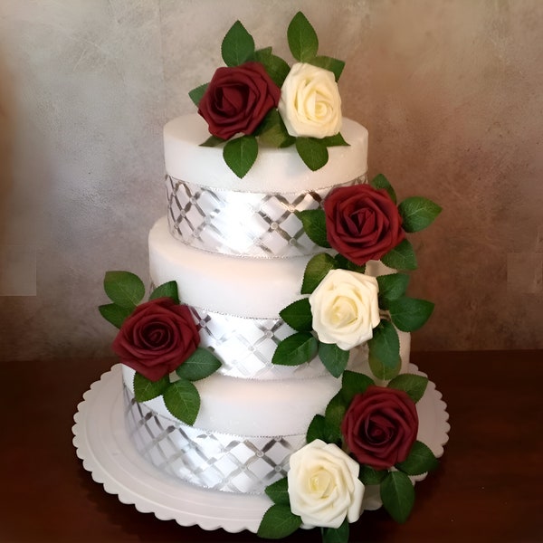 Wedding Cake Flower, Flower Cake Topper, Floral Wedding Cake Topper, Floral Cake Topper, Cake Flower Picks, Flower Cake Topper