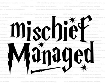 Download Mischief Managed Svg Etsy