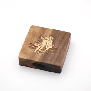 Handmade Wooden Condom Case Box