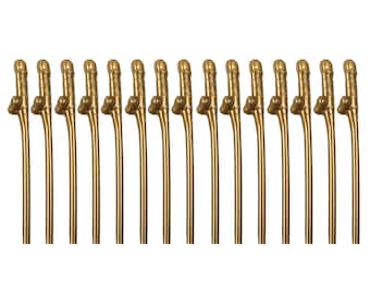 Hen Party Straws, Gold Willy Straws, Choose 15 or 24 Pack, Hen Party Accessories Funny, Hen Party Willy, Hen Party Novelty, Quality Checked