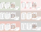Hen Party Games, Hen Party Games Classy, Advice to the Bride Cards, Hen Do Games, Botanical, Boho, Rose Gold, Minimalist, Floral