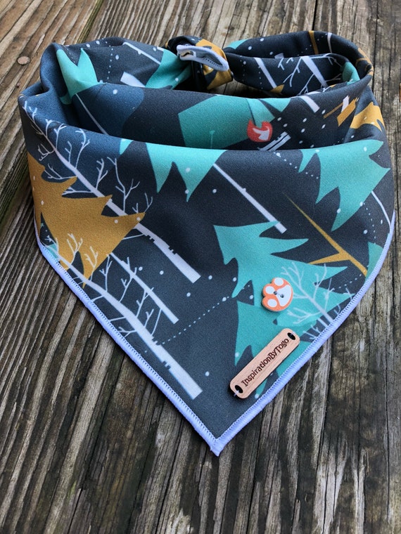 winter dog bandana
