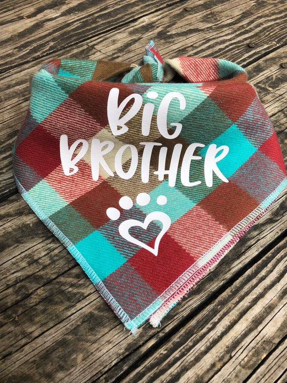 Big Brother Dog Bandana // Big Sister Dog Bandana // Baby Etsy