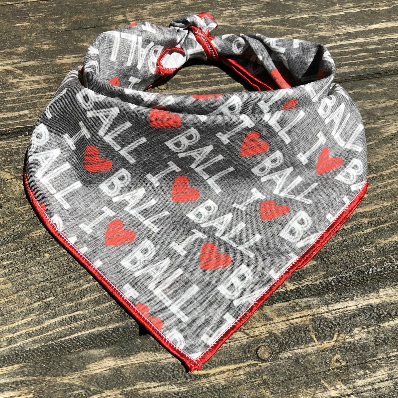 Dog bandana I LOVE BALL // Sports bandana //Dog bandana ball Etsy Italia