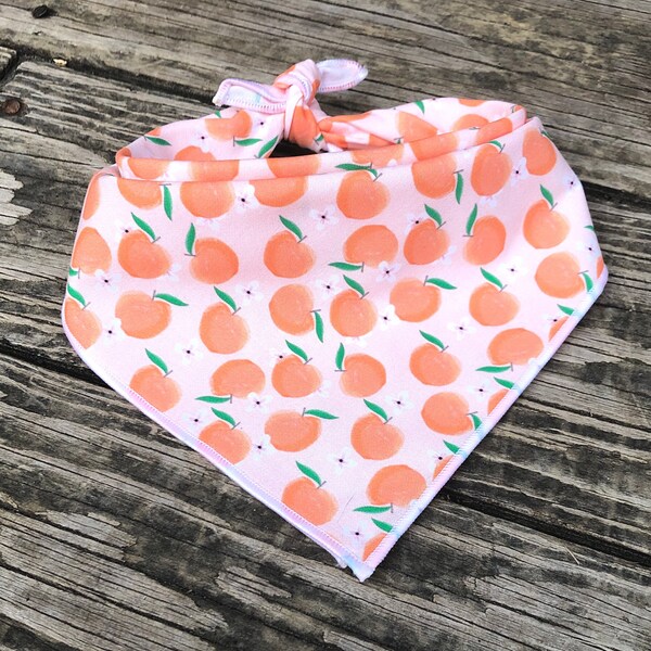 Peach Dog Bandana Etsy