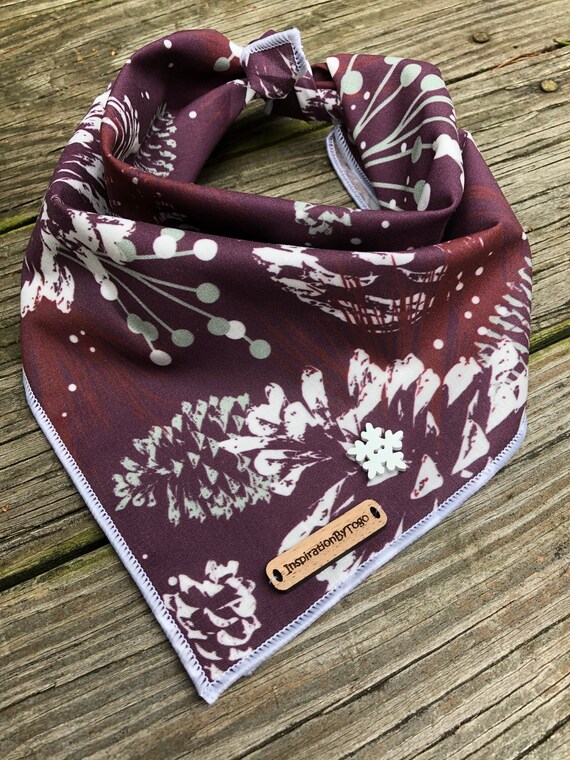 winter dog bandana